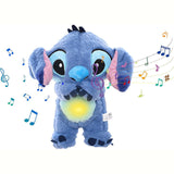 Soothing Stitch Plush Toy with Realistic Breathing and Soft Lullaby