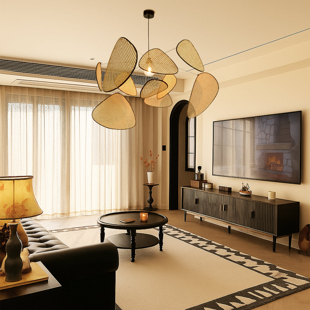 Bria rattan hanging lamp