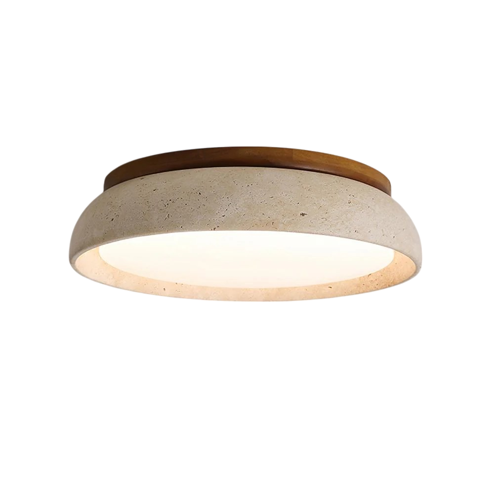 Travertine Ceiling Light Piedra
