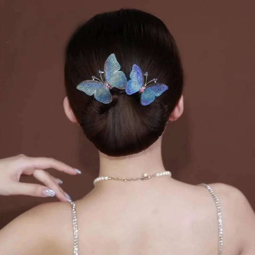 Pince Cheveux Tendance - Papillon bleu, Accessoire Cheveux Élégant pour Tous Types de Cheveux