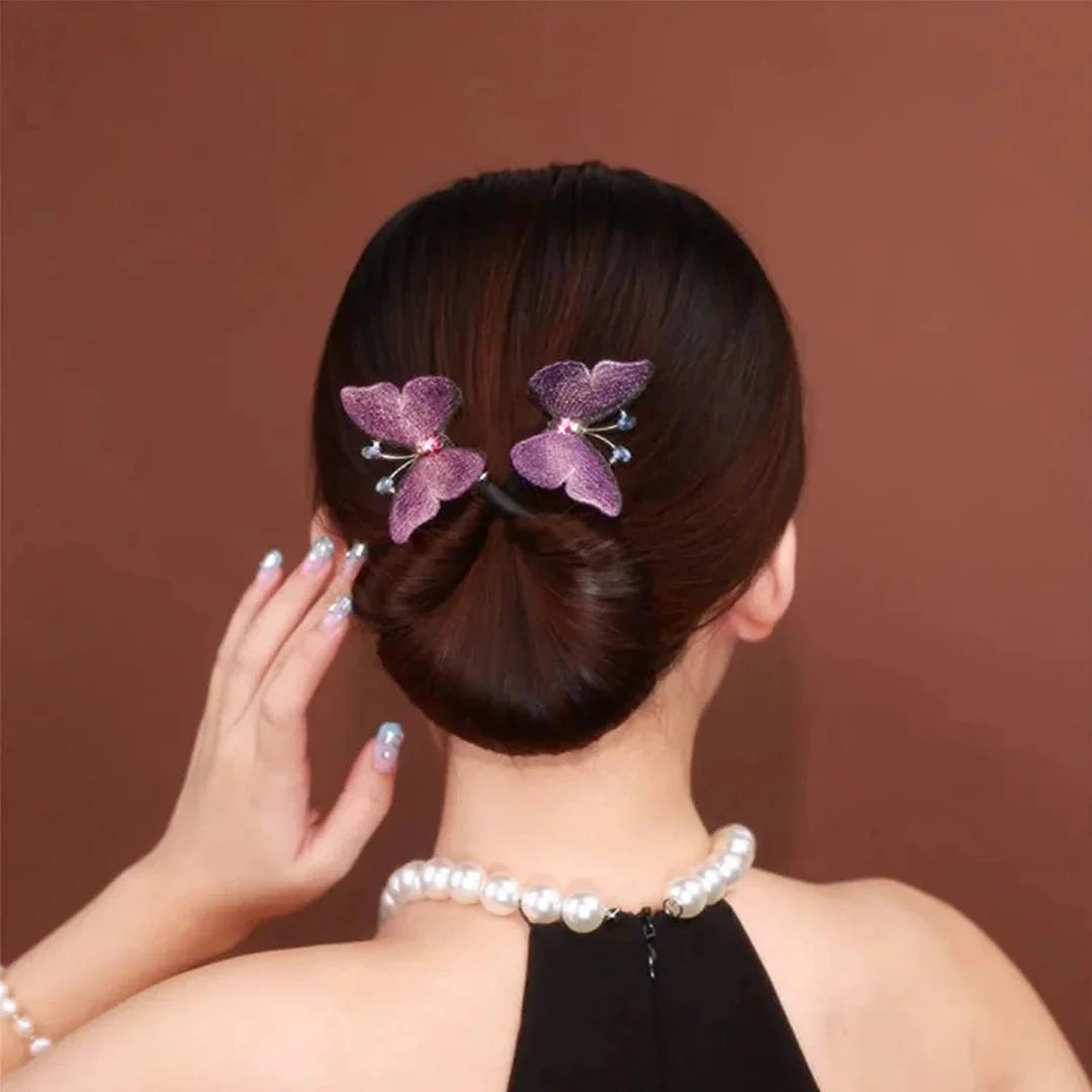 Pince Cheveux Tendance - Papillon violet, Accessoire Cheveux Élégant pour Tous Types de Cheveux