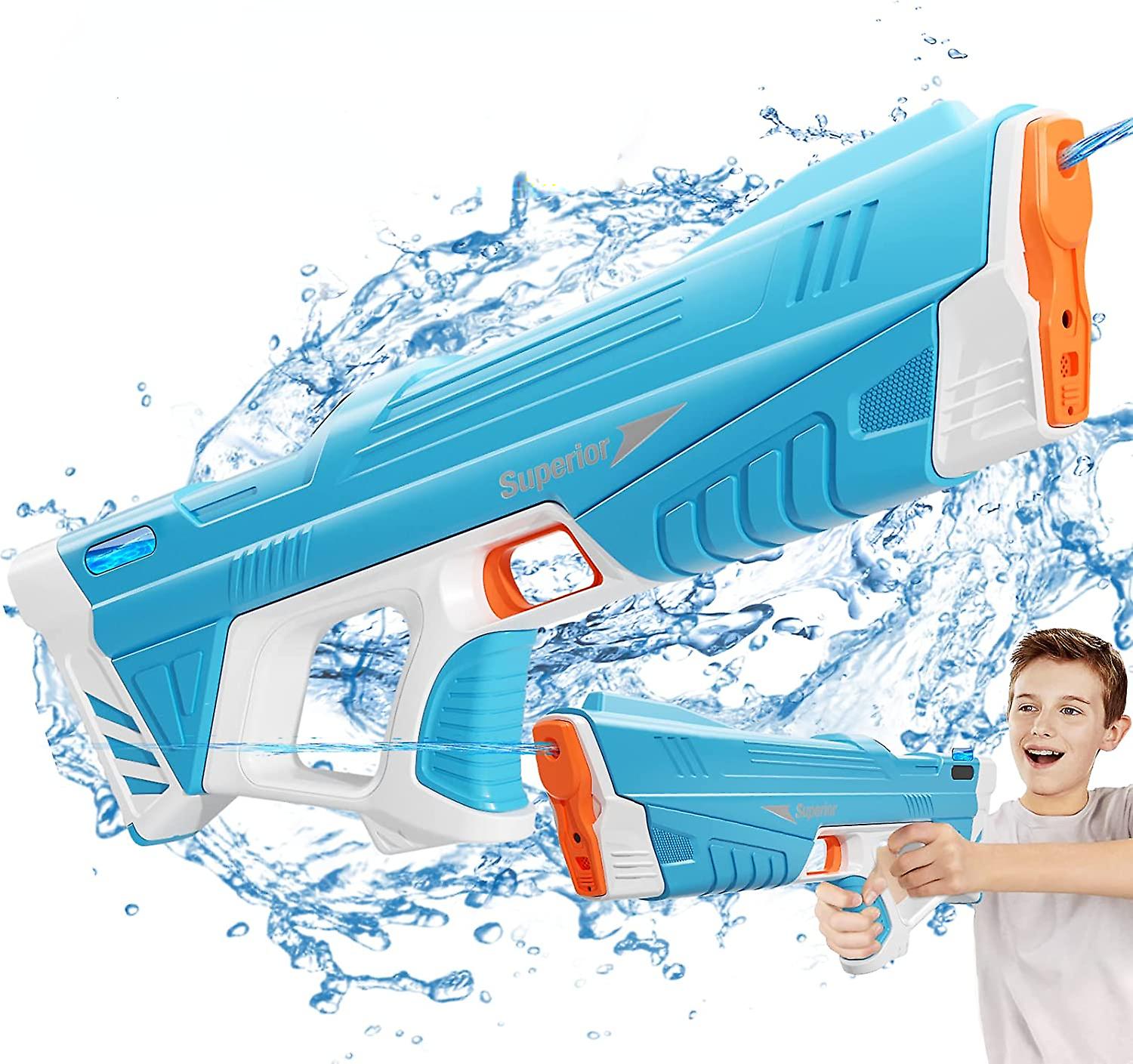 Pistolet à eau électrique pour enfant - Jouet d'été pour bataille d'eau trave