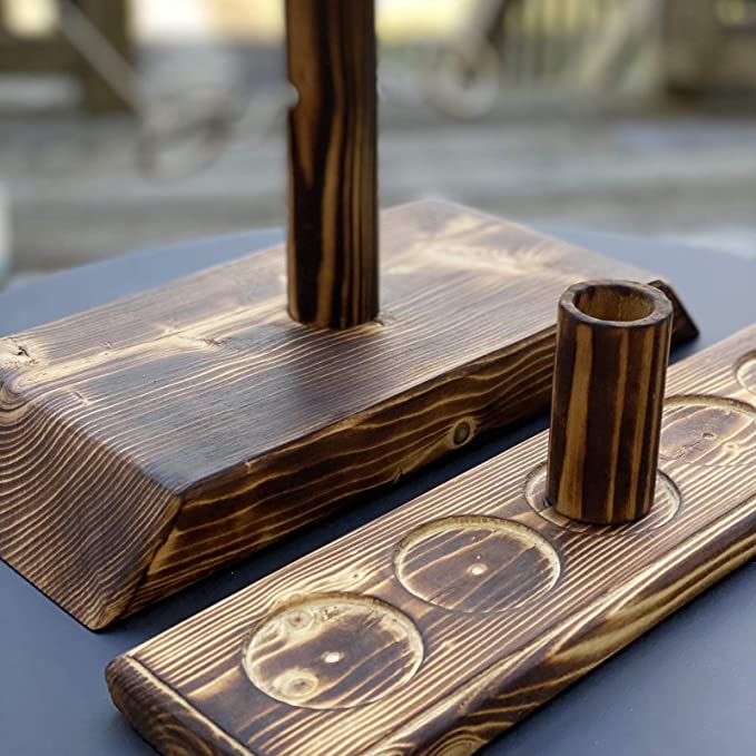 Jeu d'adresse en bois RingKetting Brun - Concentration et compétition travel