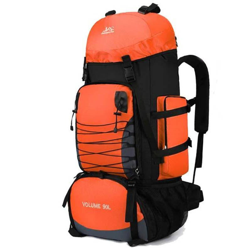 Sac à Dos Trekking 90L Orange - Confortable, Léger, Robuste pour vos randonnées d