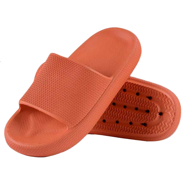 Sandales orthopédiques mixtes orange - Confort pied et coussin thérapeutique pour douleurs articulaires