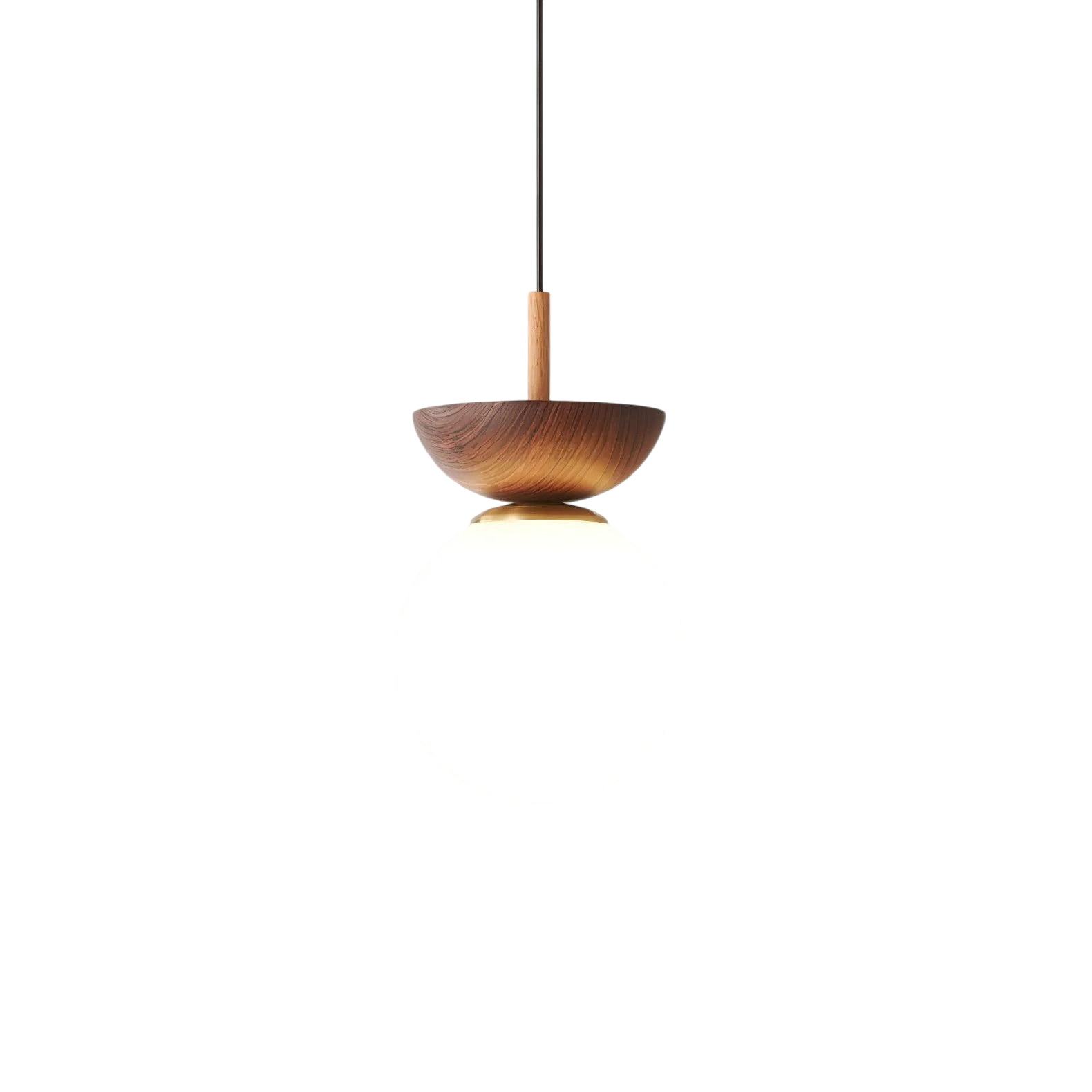 Japandi Hanging Lamp - Natural Look