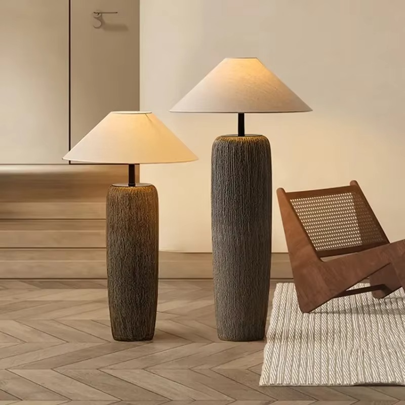 Ceramic floor lamp