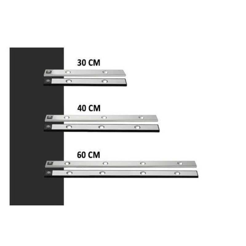 Lampe moderne sans fil Argenté - Éclairage LED avec détection de mouvement tr