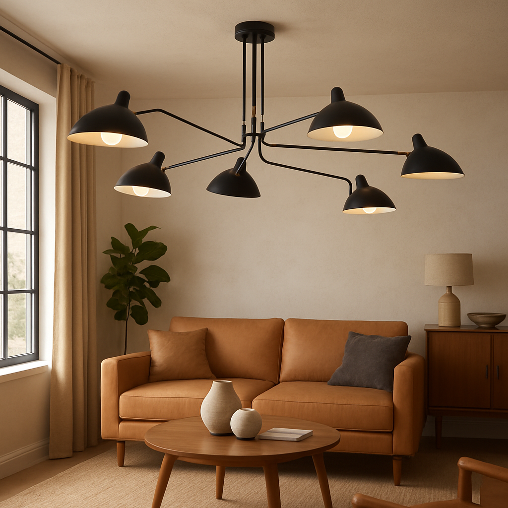 Serge Mouille Ceiling Light