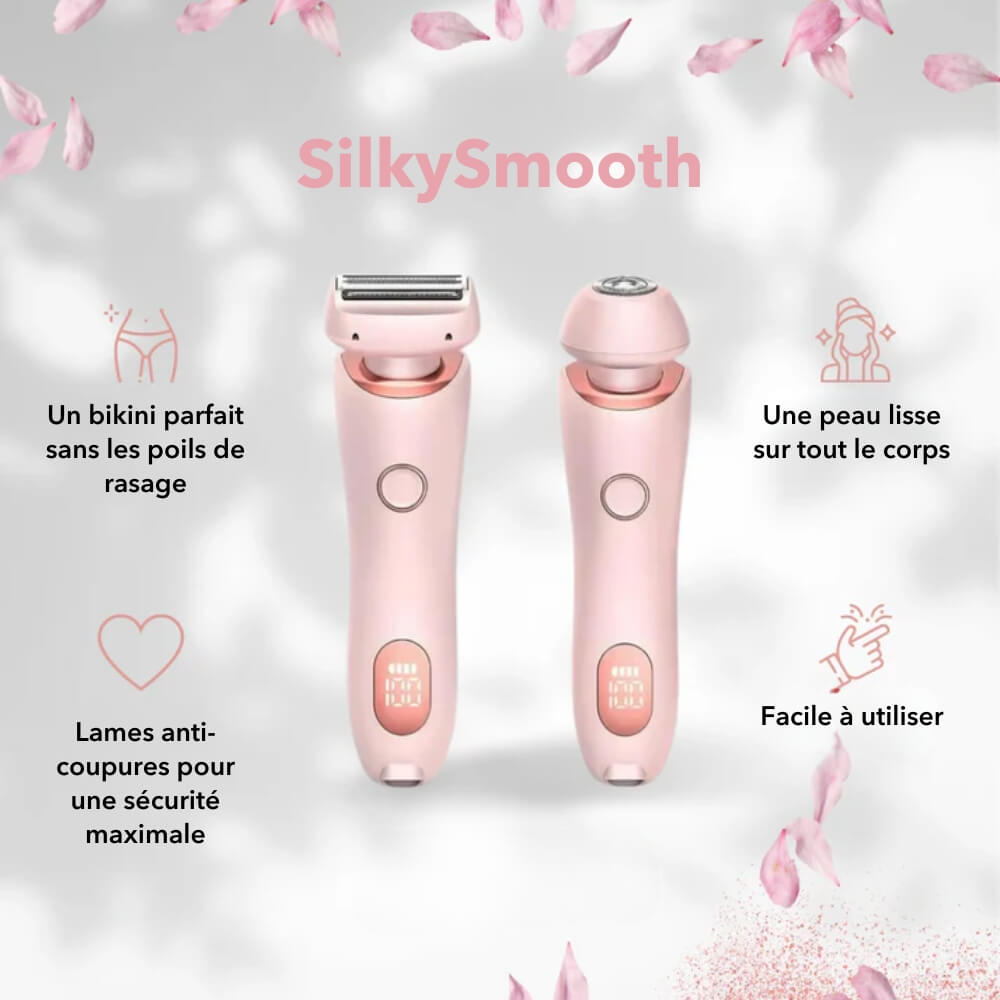 Rasoir Nano SilkySmooth - Lame de sécurité pour un rasage indolore travel bot