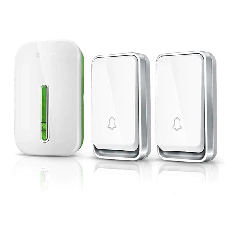 Sonnette sans fil sans batterie imperméable - Accessoire Maison Écologique | Installation Facile | Résistance Intempéries