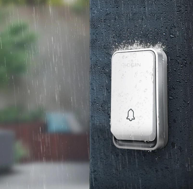 Sonnette sans fil sans batterie imperméable - Longue Portée | Résistant aux Intempéries
