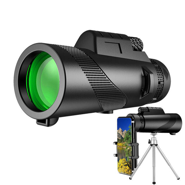 Télescope Monoculaire Puissant Zoom 80x100 pour une observation précise trave