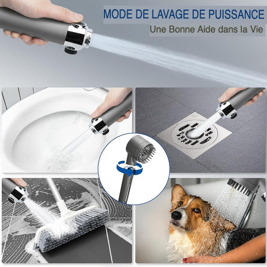 Tête de douche à massage ergonomique pour un confort optimal travel bottle le