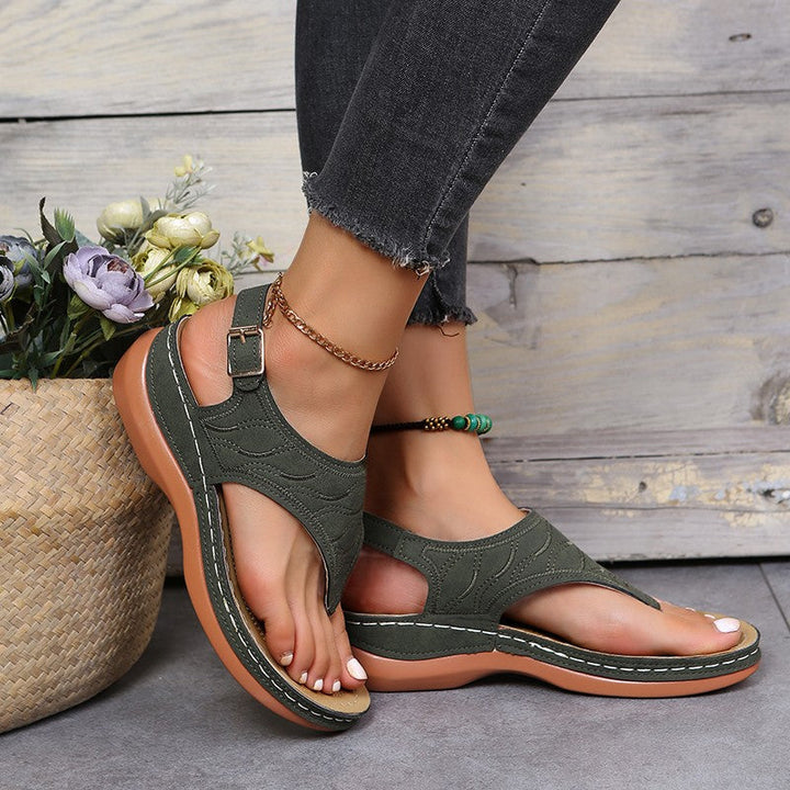 Sandales Confortables Vanilia Vert - Chaussures Légères et Tendance pour un Look à la Mode