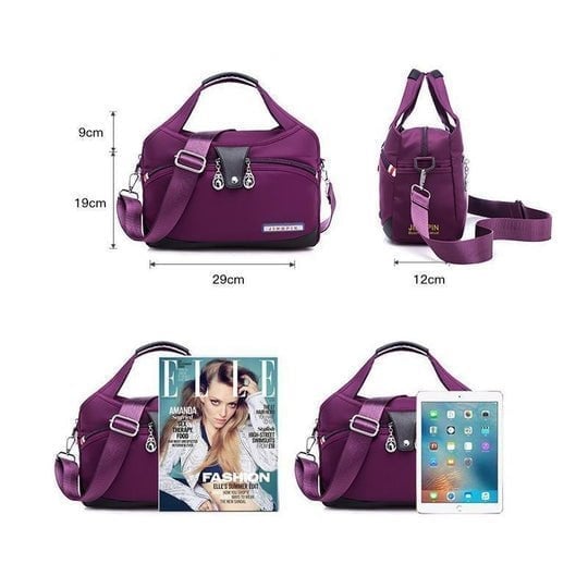 Sac à main multifonction WanderChic pour femmes en polyester durable et style moderne