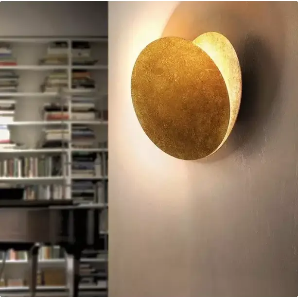 Applique Murale Art Scandinave Moderne en forme d'éclipse pour Intérieur Design d
