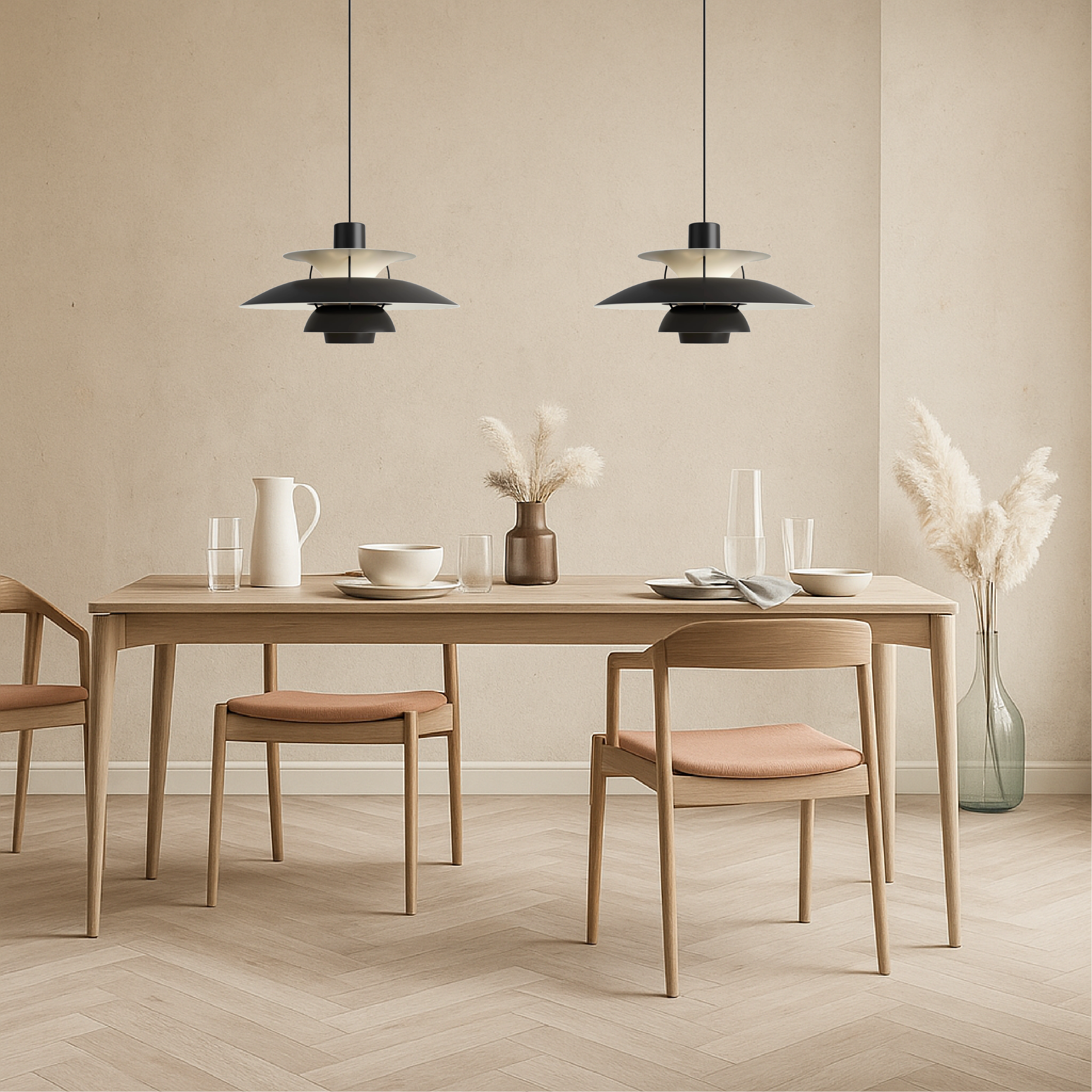 Danish Multilayer Pendant Lamp