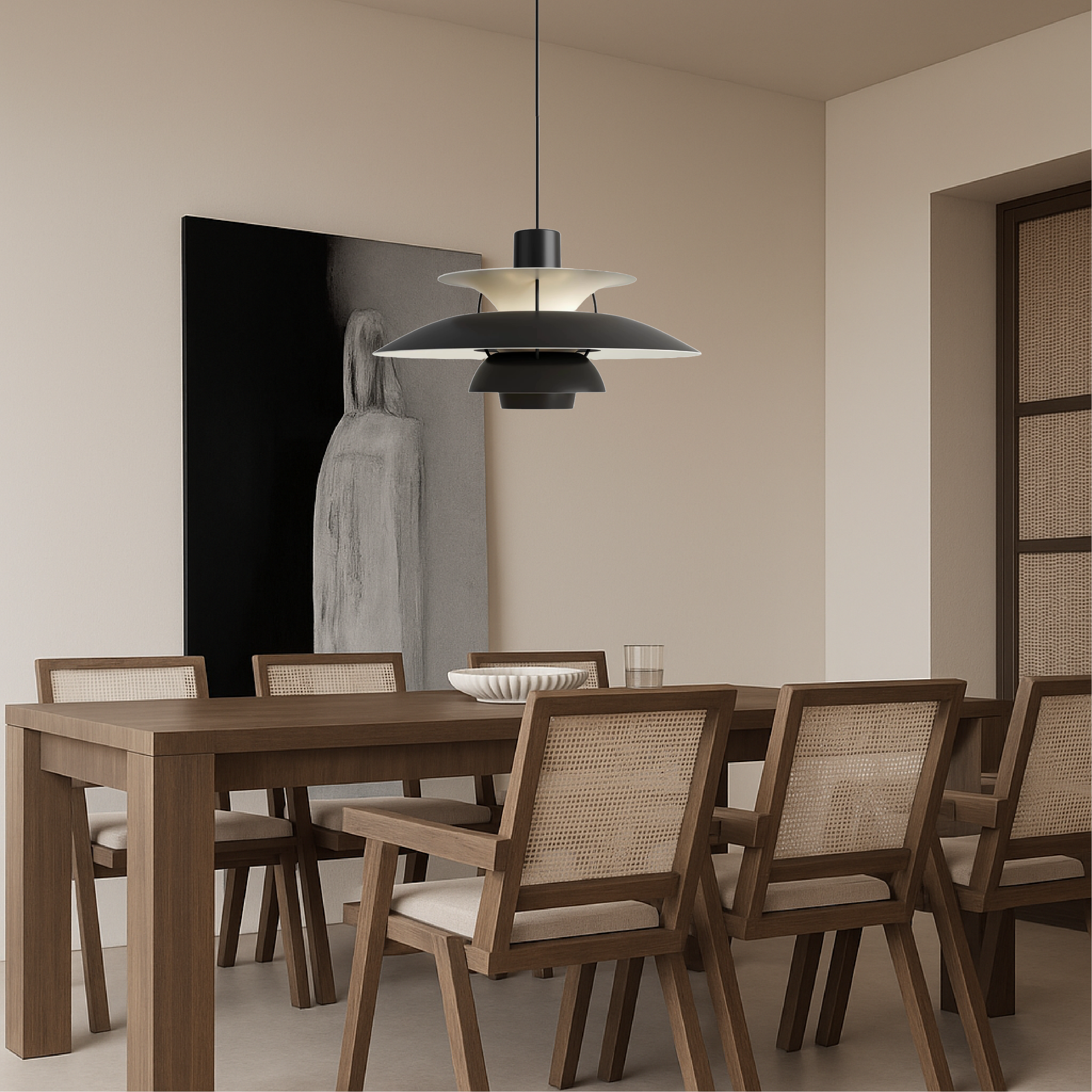 Danish Multilayer Pendant Lamp