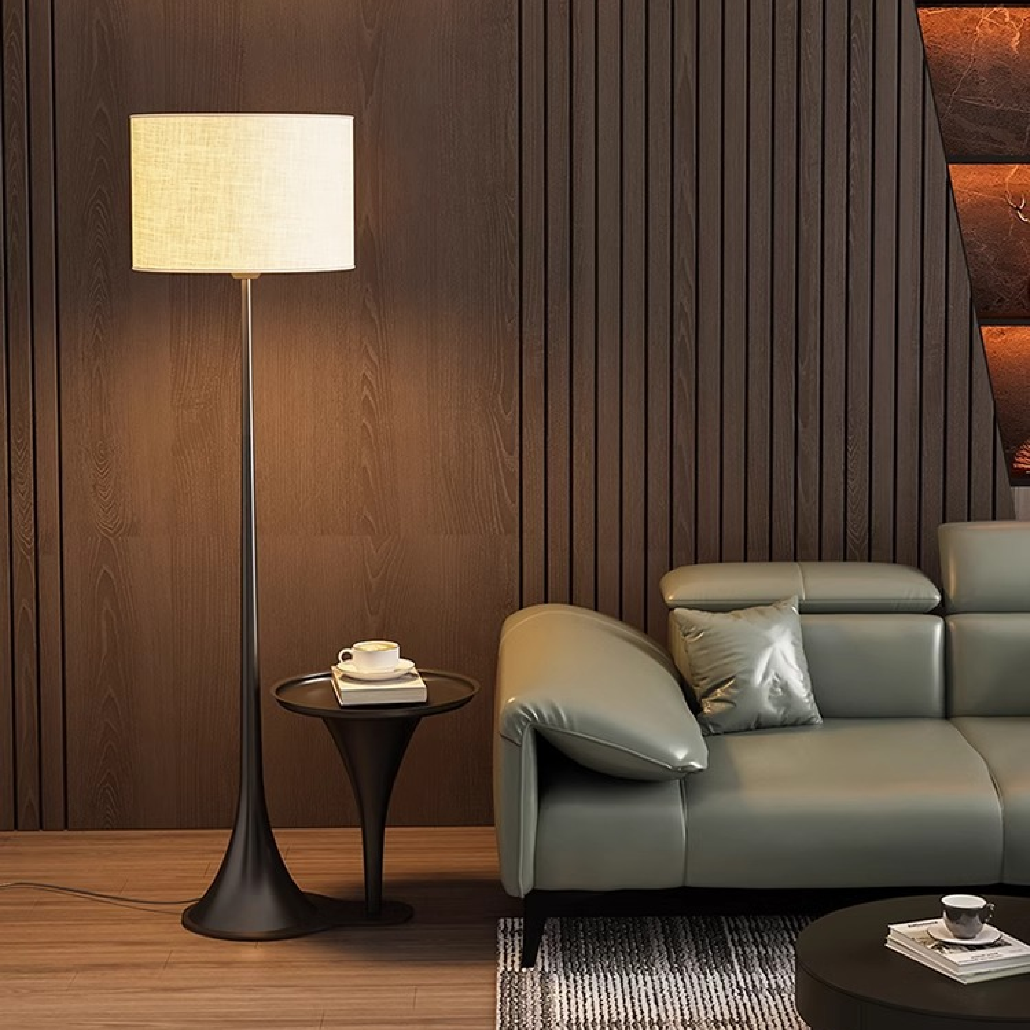Andero Silk Floor Lamp