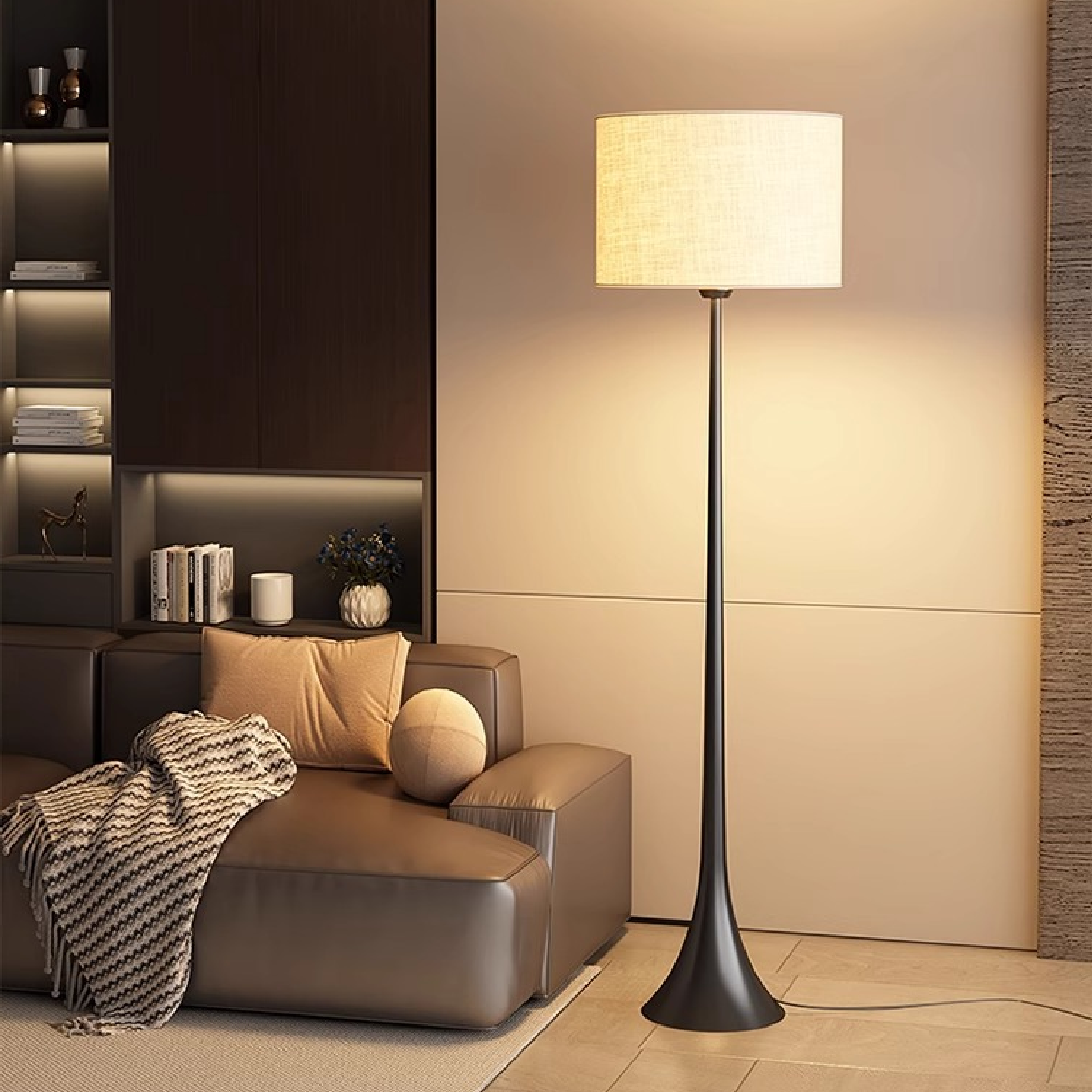 Andero Silk Floor Lamp