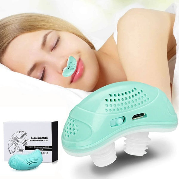 Dispositif Micro CPAP pour l'Apnée du Sommeil en Voyage avec Flux d'Air Confortable