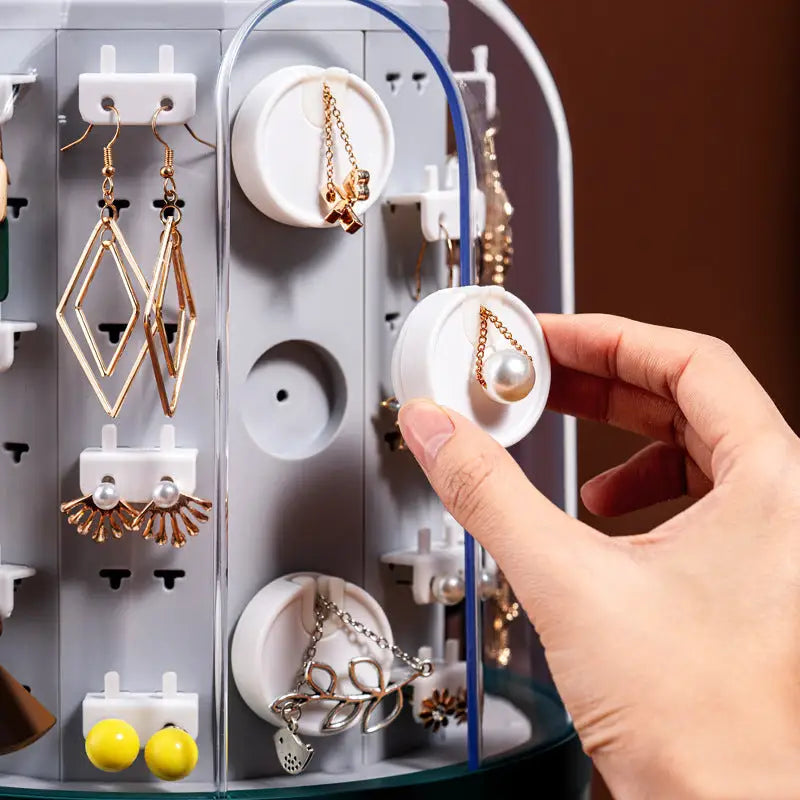 Organisateur de Bijoux Rotatif - Écrin d'or™ | Design Élégant et Innovant tra