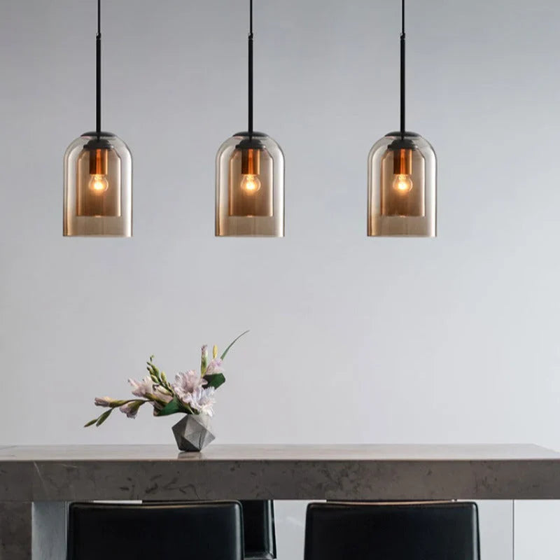 Jani glass pendant lamp
