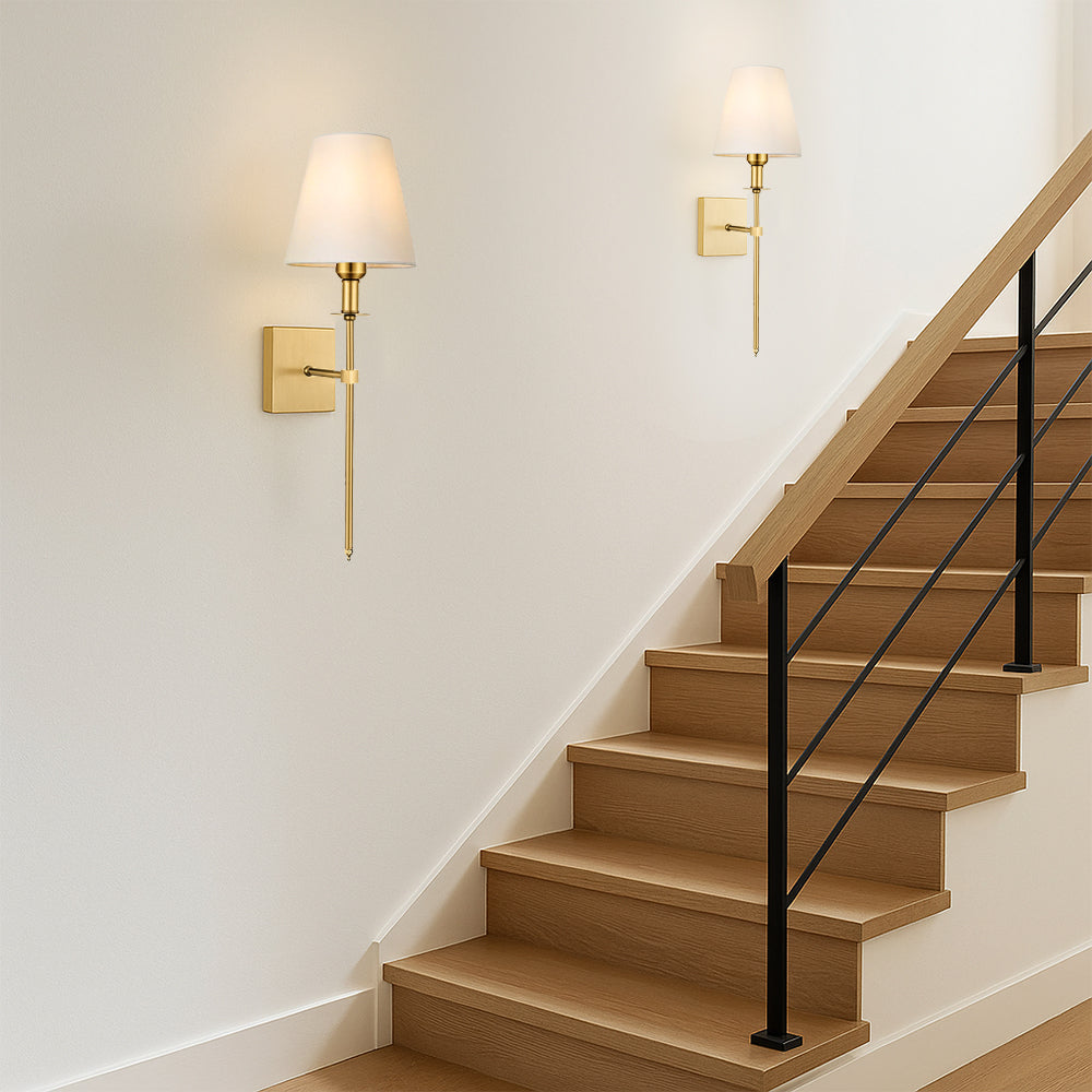 (2-Pack) Wired Wall Sconce